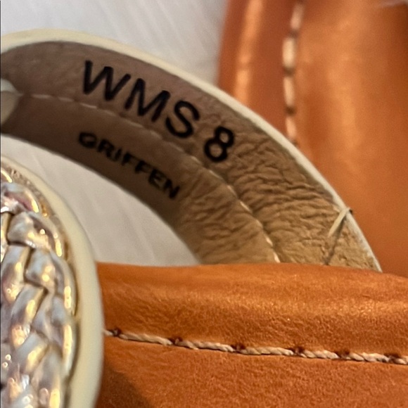 Gold  and Tan Sandals - Picture 7 of 7